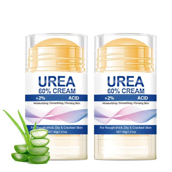 Urea 60% Fußcreme Stick - 40g Hornhautentferner Creme Fußpflegecreme, foot
