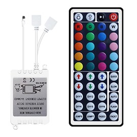 Jpdisdd LED Strip RGB Control Box with Remote Control 44Keys RGB Control Box 44Key