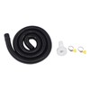 Bilge Pump Installation Kit Black 1‑1/8in Leak Proof Easy Installation