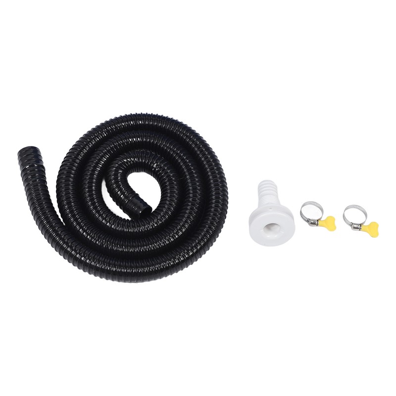 Bilge Pump Installation Kit Black 1‑1/8in Leak Proof Easy Installation