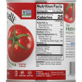 Dei Fratelli Tomato Sauce - All-Natural Vine-Ripened - No Water, No Paste – Non-GMO, Gluten-Free - 5th Generation Family Recipe (28 oz. cans, 12 pack)