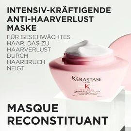 Kérastase Strengthening Hair Mask for Brittle and Damaged Hair, Restorative and Effective Against Hair Loss, Masque Reconstituant, Genesis, 200 ml
