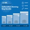 Spartan Industrial - Poly Bag Bundle Combo Pack of 400-6X9,