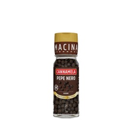 Cannamela, Linea Tappomacina, Pepe Nero in Grani, Confenzione da 28 g, Ideale per Carne, Pesce, Pasta, Zuppe e Risotti