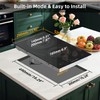 Electric Cooktop 2 Burners 110V~120V, 12'' Plug in Electric Stove