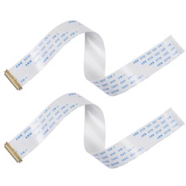 uxcell FFC FPC Cable 0.5mm Pitch 30 Pin 200mm Flexible Flat Ribbon Cable for LCD Screen A Type 2pcs