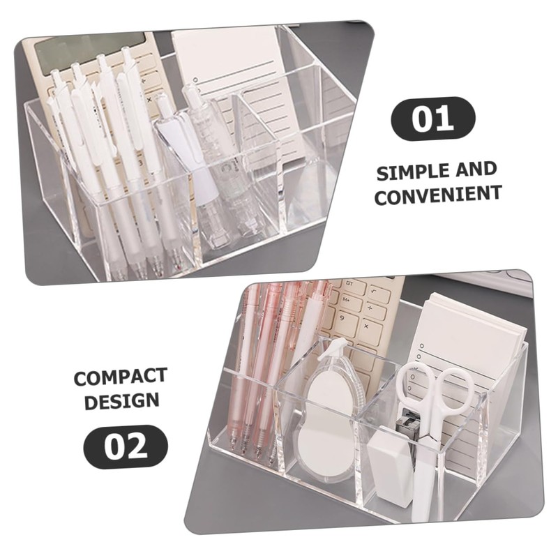 Ciieeo Makeup Brush Storage Holder Versatile Desk Organizer for Cosmetics