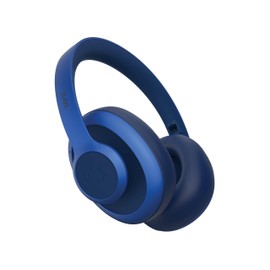 Fresh 'n Rebel Clam Blaze Bluetooth Kopfhörer Over Ear mit 80 Stunden Spielzeit, Perfect calling, Wind-noise cancelling, Kabellos, Schnelladung, Tastensteuerung, Ambient-Sound-Modus (Blau)