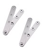 HOWDIA 10-Pack 360 Degree Rotatable Door Pivot Hinges | Stainless