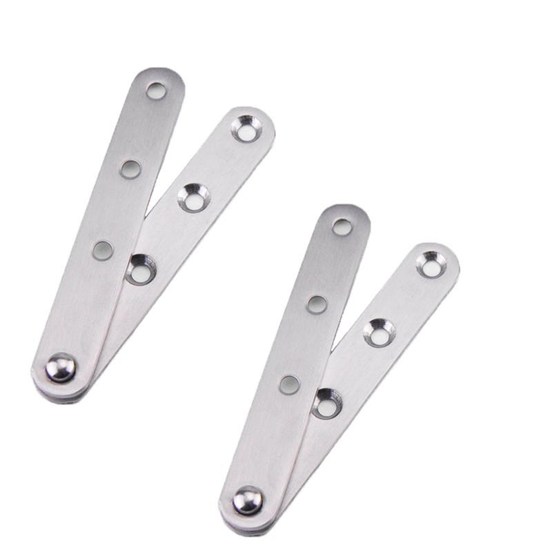 HOWDIA 10-Pack 360 Degree Rotatable Door Pivot Hinges | Stainless