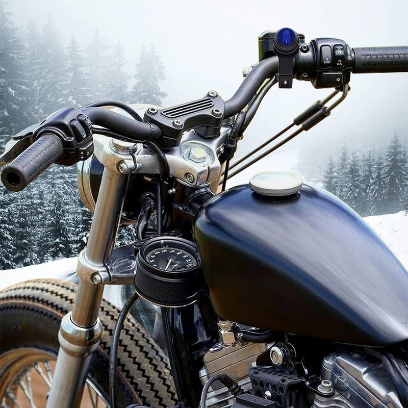 Waterproof Solid AL Alloy IP68 Toggle Switch for Motorcycle Handlebar,