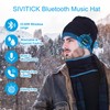 SIVITICK Bluetooth Hat Gifts for Men Women Teenagers Winter Hat