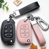 HIBEYO Folding Car Key Case Suitable for Hyundai Protective Key