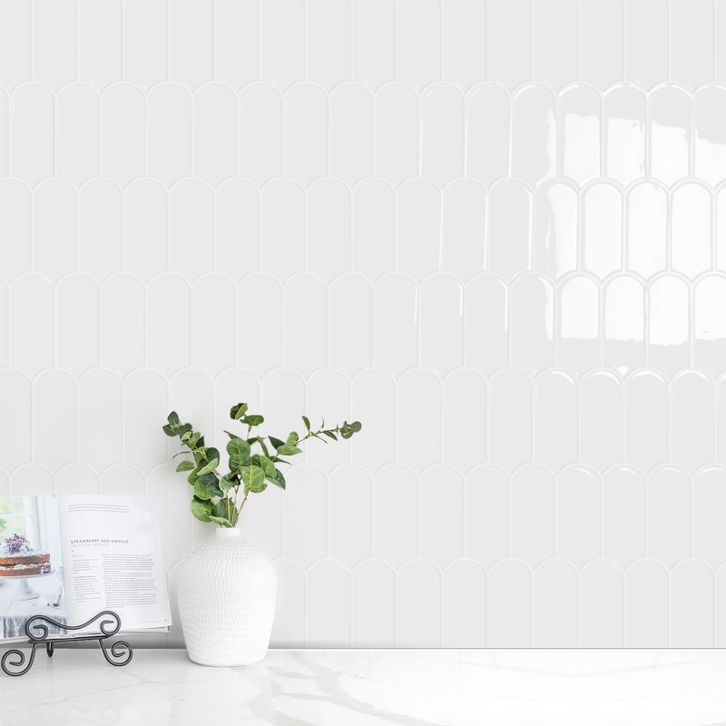 Vamos Tile Upgraded Thicker Design Peel and Stick Backsplash Tile,