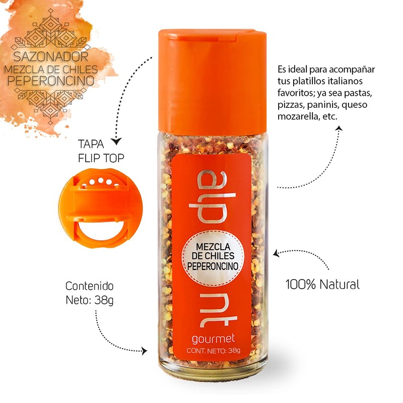 Alpont Peperoncino 38 Gramos 2 Piezas