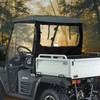 QYMOTO Hisun 400 UTV Rear Windshield,Back Window with Zipper Open