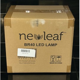 Feit Electric New Leaf BR40 LED 17W Dimmable Indoor Flood Light Bulbs White 2700K - Case of 12