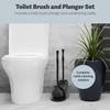 Casabella Brush Combo Plunger Black