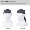2 Pcs Sweat Wicking Head Wrap Adjustable Cycling Cap Helmet