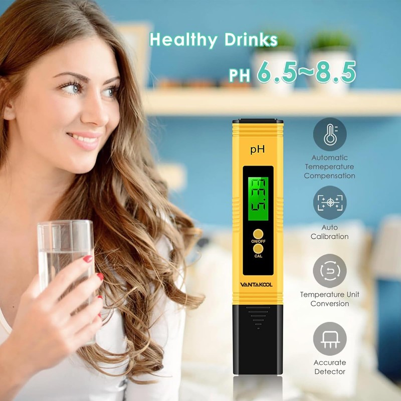PH Tester, PH Meter, High Accuracy Digital pH Tester (0.01