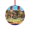 CafePress St. Augustine, Florida Round 4" MDF Holiday Ornament