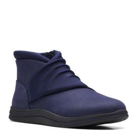 Clarks Breeze Dusk Botines para mujer, Dark Navy Textile, 5 US