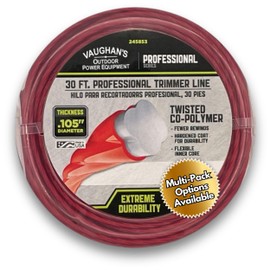 Vaughan's Master Line PRO .105" Trimmer Line, 30ft | Jacketed Heavy-Duty Universal Weed Eater String for Gas & Electric Models | Made in The USA (1 Pack)