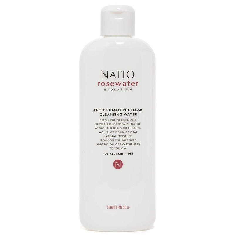 Rosewater Antioxidant Micellar Cleansing Water by Natio for Women -