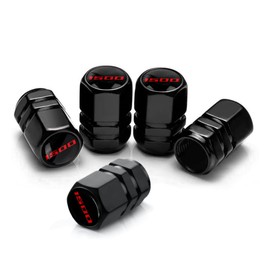 5PCS Tire Valve Stem Caps for Dodge RAM 1500 Accessories, Aluminum Tire Valve Cap Set, Corrosion Resistant,Dust Proof Leak-Proof Air Cover(Red,1500)