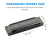 Swan SW1020-7 10 Holes 20 Tones Blues Diatonic Harmonica Key