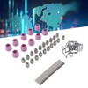 Plasma Cutter Torch Consumables Electrode Nozzle Protection Cups Bracket Rings