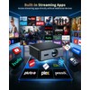 DESS Smart 4K 1080P Home Video Projector, WiFi 6 BT,