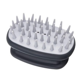 kokiya Hair Scrubber Scalp Brushes Comfortable Wet and Dry Hair Scalp Massager for Thick Curly Wet and Dry Hair Hotel Dorm, black