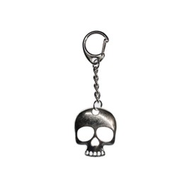 Miniblings Skull Key Chain Pendant Key Ring Skull Silver
