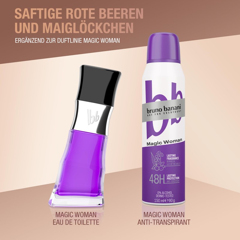bruno banani Antiperspirant Magic Woman 150 ml