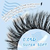 KevKev 3D Lash Extension Kit 320pcs Lash Clusters Kit 60D+70D+80D