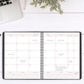 AT-A-GLANCE 2026 Planner, Monthly, 8" x 10", Large, Black (701300526)