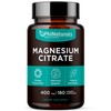 Citrato de Magnesio 400 mg 180 cápsulas por Phi Naturals