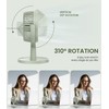 Mini Desk Fan, USB Powered Desktop Fan with 4 Speeds,