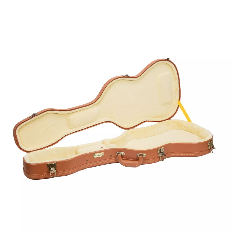 Crossrock Wooden Case for Telecaster and Stratocaster Style Electric Guitars