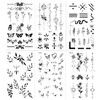 KEQAR 10 Temporary Tattoos - More than 100 Different Patterns