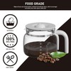 DCGC01 10-Cups Replacement Glass Carafe Pot Compatible with Smeg DCGC01