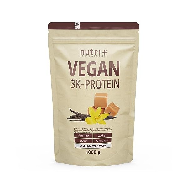 Nutri + Protein Pulver Vegan Vanilla Toffee 1 kg -