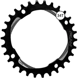Funn Solo Narrow Wide Chain Ring, BCD 104mm (30T, Black)