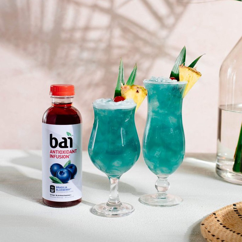 Bai Flavored Water, Brasilia Blueberry, Antioxidant Infused Drinks, 18 Fluid