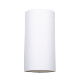 Contemporary and Stylish White Linen Fabric Tall Cylindrical Lamp Shade for Pendant or Table Lamp Base - 25cm Height - 40w Maximum - Suitable for The Home or Commercial Usage by Happy Homewares