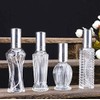 H&D 4 Stück Vintage nachfüllbare Parfümflaschen Glas Leere Sprühflasche Hochzeit