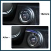 TUCKBOLD Crown Pattern Bling Car Start Stop Engine Button Cover