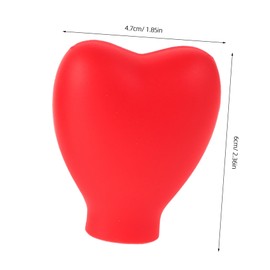 minkissy Cosmetic Brush Protector Cap Piece Reusable Makeup Brush Holder Travel-friendly Red