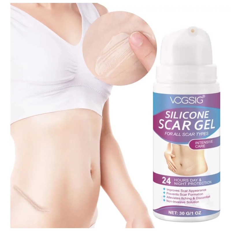 Scar Gel Vogsig Reparador Piel Reducción De Marcas Hidrata Mixta